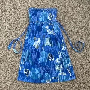 American Eagle Braided Strapless Monet Dress